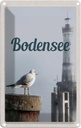 Blechschild 18x12 cm Bodensee Deutschland Leuchtturm Bildmotiv Reisemotiv Abenteuer Reisen Urlaub