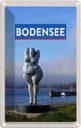 Blechschild 18x12 cm Bodensee Deutschland Skulptur Ufer Bildmotiv Reisemotiv Abenteuer Reisen Urlaub