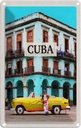 Blechschild 18x12 cm Cuba Karibik Oldtimer Haus Bildmotiv Reisemotiv Abenteuer Reisen Urlaub