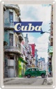Blechschild 18x12 cm Cuba Karibik Gemälde Bildmotiv Reisemotiv Abenteuer Reisen Urlaub