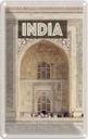 Blechschild 18x12 cm Indien Moschee Eingang Islam Menschen Bildmotiv Reisemotiv Abenteuer Reisen Urlaub