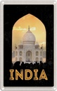 Blechschild 18x12 cm Indien weiße Moschee Religion Islam Bildmotiv Reisemotiv Abenteuer Reisen Urlaub