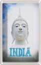 Blechschild 18x12 cm Indien Religion Hinduismus Skulptur Bildmotiv Reisemotiv Abenteuer Reisen Urlaub