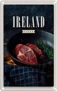 Blechschild 18x12 cm Irland Steak angebraten Pfeffer Bildmotiv Reisemotiv Abenteuer Reisen Urlaub
