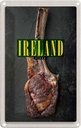 Blechschild 18x12 cm Irland Irisches Anbus Tomahawk Steak Bildmotiv Reisemotiv Abenteuer Reisen Urlaub