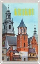 Blechschild 18x12 cm Krakow Polen Eingang Gebäude Stadt Bildmotiv Reisemotiv Abenteuer Reisen Urlaub