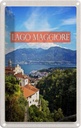 Blechschild 18x12 cm Lago maggiore GebirgeMeer Bildmotiv Reisemotiv Abenteuer Reisen Urlaub