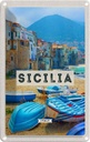 Blechschild 18x12 cm Sizilien Italien Europa Bildmotiv Reisemotiv Abenteuer Reisen Urlaub