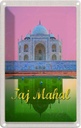 Blechschild 18x12 cm Indien Asien Urlaub Taj Mahal Agra Yamuna Bildmotiv Reisemotiv Abenteuer Reisen