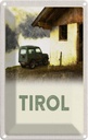 Blechschild 18x12 cm Tirol Haus auf den Bergen Auto Abenteuer Reisen Urlaub