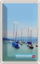 Blechschild 18x12 cm Zürich Boote auf dem Zürichsee Sommer Abenteuer Reisen Urlaub