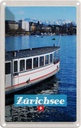 Blechschild 18x12 cm Zürich Schiff Urlaub Boot See Stadt Gebirge Bildmotiv Reisemotiv Abenteuer Reisen