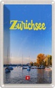 Blechschild 18x12 cm Zürich SeeBoote Bootstrip Abenteuer Reisen Urlaub