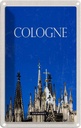 Blechschild 18x12 cm Köln Deutschland Kölner Dom Kirche Bildmotiv Reisemotiv Abenteuer Reisen Urlaub