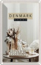 Blechschild 18x12 cm Dänemark Wohnungseinrichtung weiß Abenteuer Reisen Urlaub
