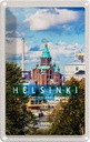 Blechschild 18x12 cm Helsinki Finnland Architektur Kirche Bildmotiv Reisemotiv Abenteuer Reisen Urlaub Häuser