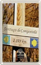Blechschild 18x12 cm Spanien Santiago de Compostela Bildmotiv Reisemotiv Abenteuer Reisen Urlaub