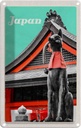 Blechschild 18x12 cm Japan Miyajima Tempel Kitsune Statue Bildmotiv Reisemotiv Abenteuer Reisen Urlaub
