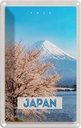 Blechschild 18x12 cm Japan Asien Schnee Winter Gebirge Bildmotiv Reisemotiv Abenteuer Reisen Urlaub
