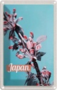 Blechschild 18x12 cm Japan Asien Blumen Baum Knospe Bildmotiv Reisemotiv Abenteuer Reisen Urlaub