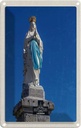 Blechschild 18x12 cm Frankreich Lourdes Skulptur weiß gold Abenteuer Reisen Urlaub