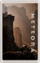 Blechschild 18x12 cm Griechenland Meteora Gebirge Bildmotiv Reisemotiv Abenteuer Reisen Urlaub
