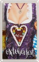 Blechschild 18x12 cm Oktoberfest München Dirndl Brezel Feiern Party