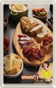 Blechschild 18x12 cm Spanien Wurst Oliven Tomaten Gericht Bildmotiv Reisemotiv Abenteuer Reisen Urlaub
