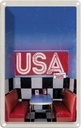 Blechschild 18x12 cm Amerika Diner USA Urlaub American Restaurant Fast Food Bildmotiv Reisemotiv Abenteuer Reisen