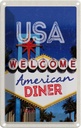 Blechschild 18x12 cm Amerika Los USA Urlaub Angeles Spielhalle Party Bildmotiv Reisemotiv Abenteuer Reisen