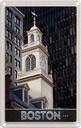 Blechschild 18x12 cm USA Amerika Urlaub Boston Sehenswürdigkeit Bildmotiv Reisemotiv Abenteuer Reisen
