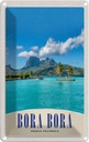 Blechschild 18x12 cm Bora Insel Frankreich Polylnesia Abenteuer Reisen Urlaub
