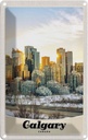 Blechschild 18x12 cm Calgary Kanada EuropaSchnee Bildmotiv Reisemotiv Abenteuer Reisen Urlaub