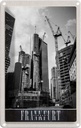 Blechschild 18x12 cm Frankfurt Stadt Neubau Hochhaus Bildmotiv Reisemotiv Abenteuer Reisen Urlaub