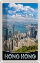 Blechschild 18x12 cm Hong Kong City Wolkenkratzer Hochhaus Bildmotiv Reisemotiv Abenteuer Reisen Urlaub