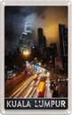 Blechschild 18x12 cm Kuala Lumpur Malaysia Asien Nacht Bildmotiv Reisemotiv Abenteuer Reisen Urlaub