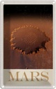 Blechschild 18x12 cm Mars Weltraum Abdruck roter Planet Bildmotiv Reisemotiv Abenteuer Reisen Urlaub