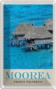 Blechschild 18x12 cm Moorea Insel Süd-Pazifik Strand Bildmotiv Reisemotiv Abenteuer Reisen Urlaub