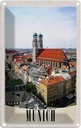 Blechschild 18x12 cm München Stadt Kirche Bildmotiv Reisemotiv Abenteuer Reisen Urlaub