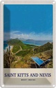 Blechschild 18x12 cm Saint Kitts Amerika USA Urlaub and Nevis Insel Bildmotiv Reisemotiv Abenteuer Reisen