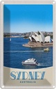 Blechschild 18x12 cm Sydney Australien Schiff Yacht Bildmotiv Reisemotiv Abenteuer Reisen Urlaub