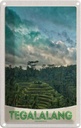 Blechschild 18x12 cm Tegalalang Indonesien Asien Tropen Bildmotiv Reisemotiv Abenteuer Reisen Urlaub