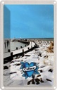 Blechschild 18x12 cm Ostsee Schnee Winterzeit Bildmotiv Reisemotiv Abenteuer Reisen Urlaub