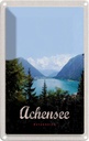 Blechschild 18x12 cm Achensee Wandertour Berge See Bildmotiv Reisemotiv Abenteuer Reisen Urlaub