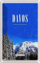 Blechschild 18x12 cm Davos Winterzeit Skiurlaub Wintertour Bildmotiv Reisemotiv Abenteuer Reisen Urlaub