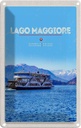 Blechschild 18x12 cm Lago Maggiore Schiff See Berge Bildmotiv Reisemotiv Abenteuer Reisen Urlaub