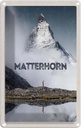 Blechschild 18x12 cm Matterhorn Schweiz Wanderung Berg Bildmotiv Reisemotiv Abenteuer Reisen Urlaub