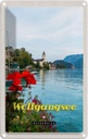 Blechschild 18x12 cm Wolfgangsee See Familienurlaub Bildmotiv Reisemotiv Abenteuer Reisen Urlaub