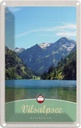 Blechschild 18x12 cm Vilsalpsee Österreich Wälder Wanderung Bildmotiv Reisemotiv Abenteuer Reisen Urlaub