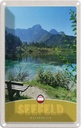 Blechschild 18x12 cm Seefeld Österreich Wald Wanderung Bildmotiv Reisemotiv Abenteuer Reisen Urlaub